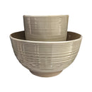 Home Gallery New Bone Embossed Bowl And Mug Set
