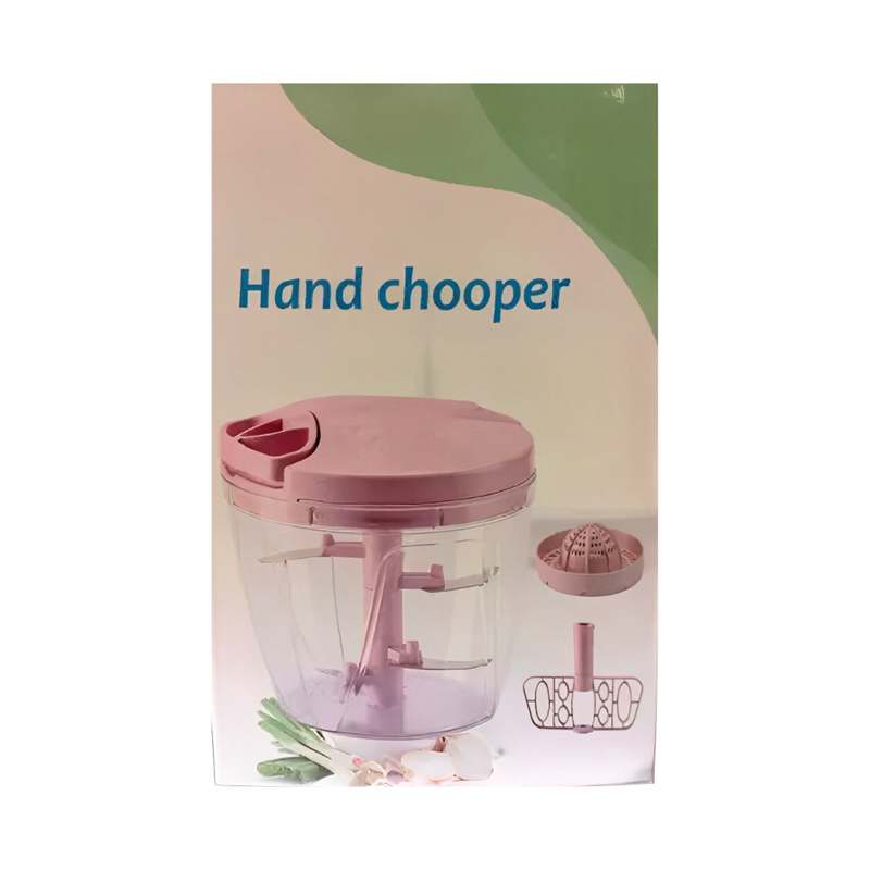 Manual Chopper With Juicer And Mixer Pink