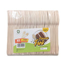 Eco Wooden Fork 100's