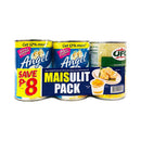 Angel Evaporada 410ml x 2's + Ufc Whole Kernel Corn 425g