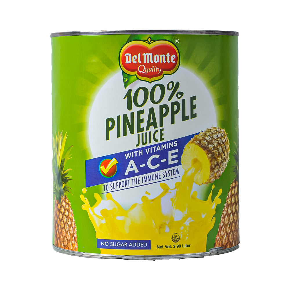 Del Monte 100% Unsweetened Pineapple Juice With Vit Ace #10