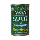 Vinta Sulit Sardines In Tomato Sauce Regular 155g
