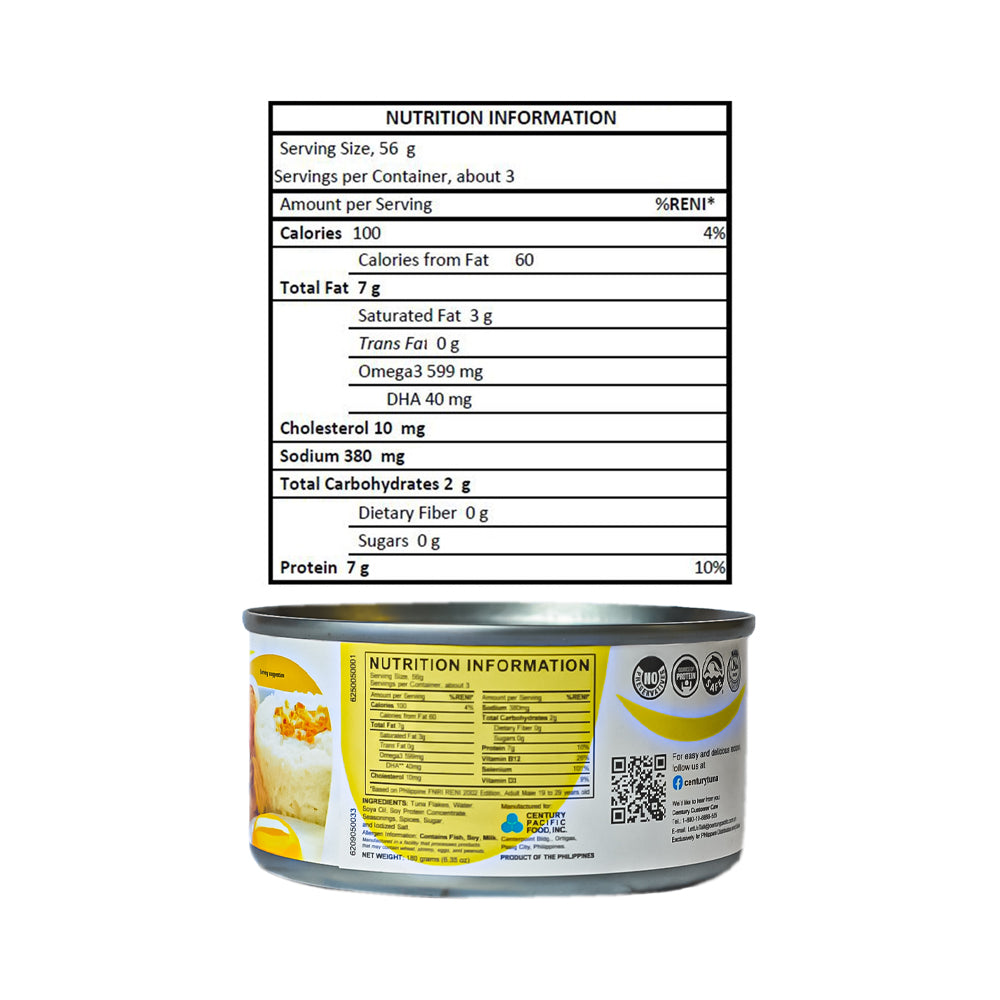 Century Tuna Flakes In Oil 180g