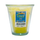Star Vigil Candle 2 Days With Glass Yellow
