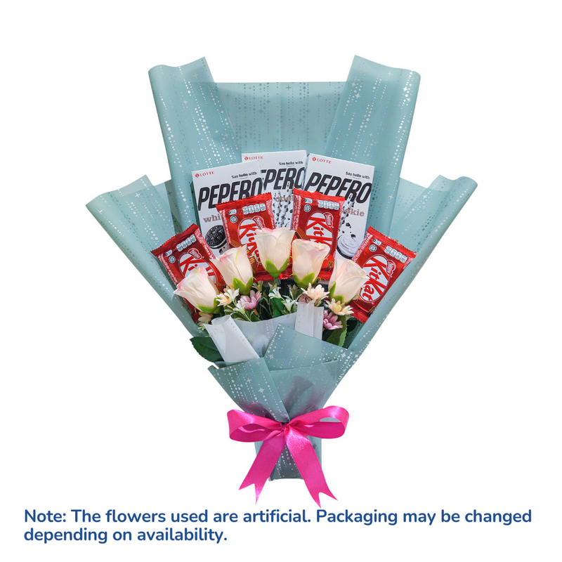Pepero And Kitkat Bouquet