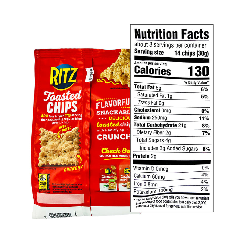 Nabisco Ritz Toasted Chips 229g (8.1oz)