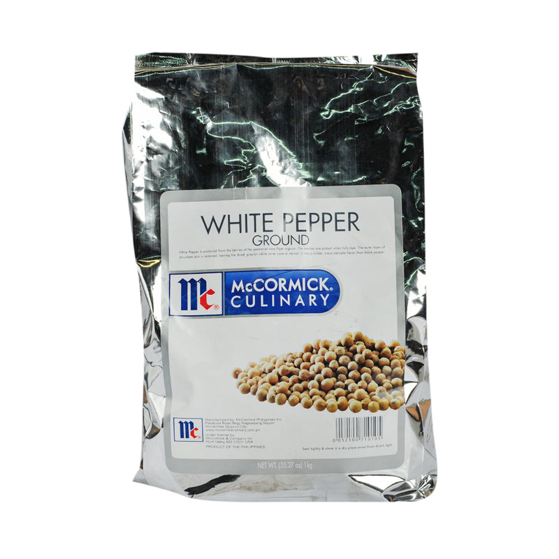 McCormick White Pepper Ground 1kg