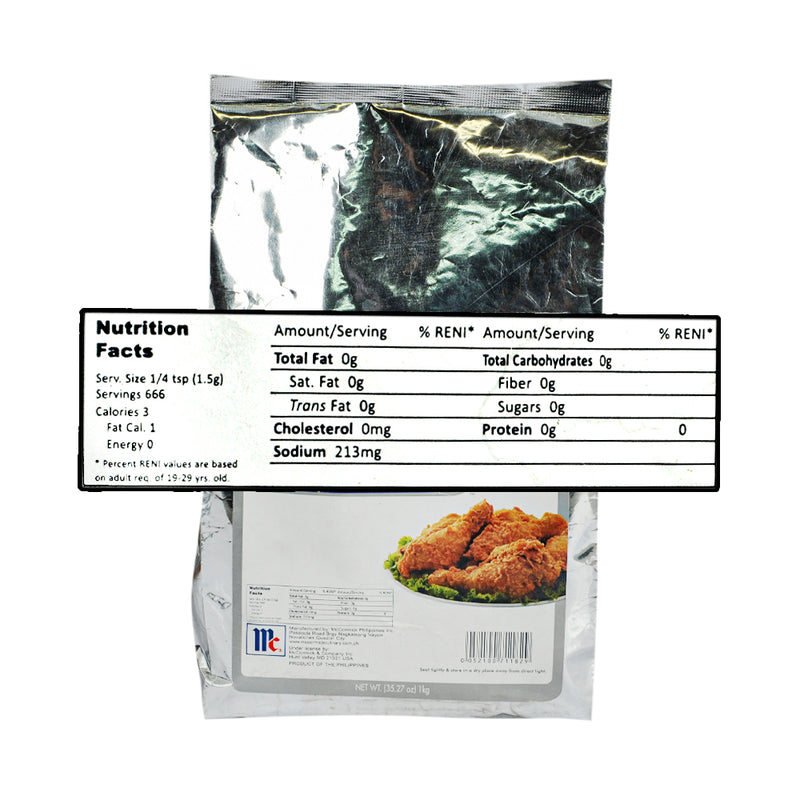 McCormick Seasoning Mix Fried Chicken 1kg