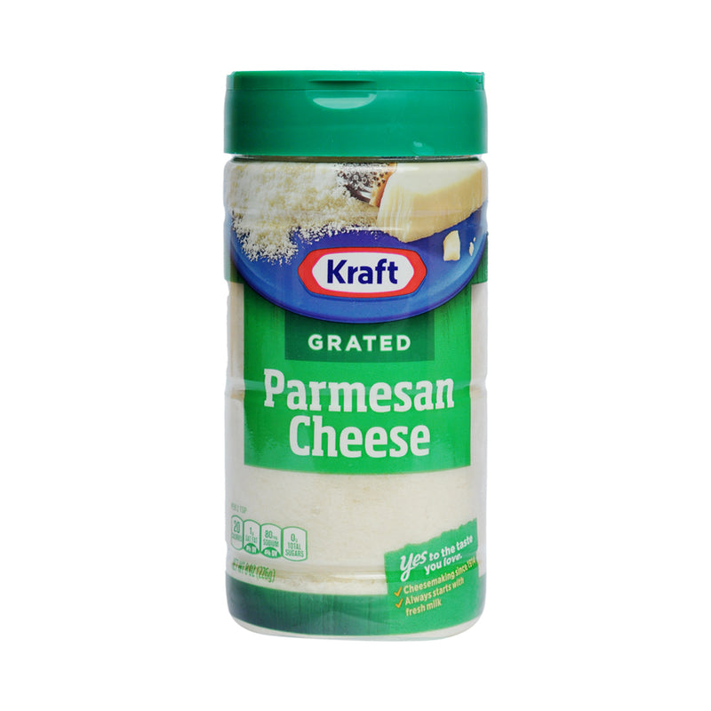 Kraft 100% Grated Parmesan Cheese 227g (8oz)