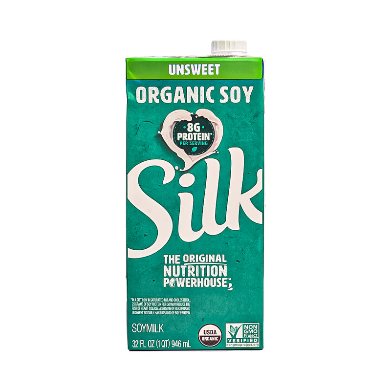 Silk Organic Soy Milk Unsweetened 946ml