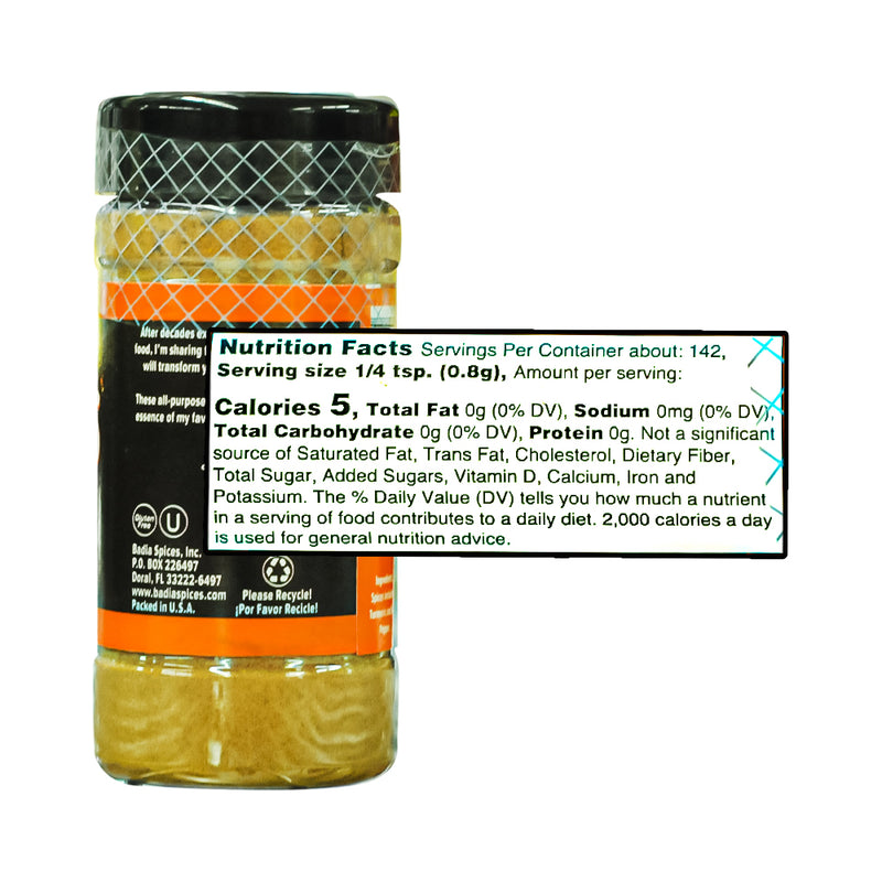 Badia AZ All Purpose Seasoning Hot Curry 4oz 113.4g