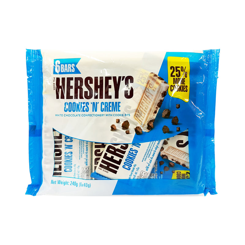 Hershey's Cookies And Creme Bar 40g x 6's