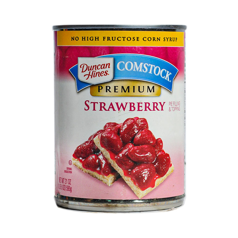 Duncan Hines Comstock Pie Filling And Topping Strawberry 595g (21oz)