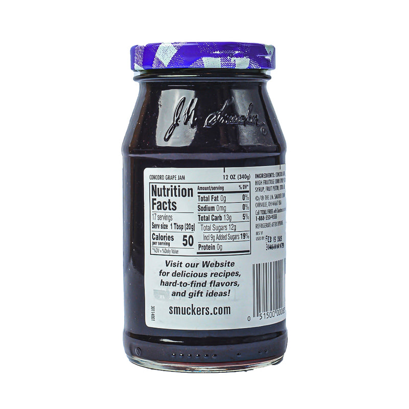 Smucker's Concord Grape Jam 354ml (12oz)