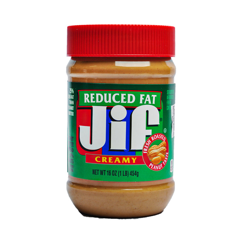 JIF Peanut Butter Reduced Fat Creamy 454g (16oz)
