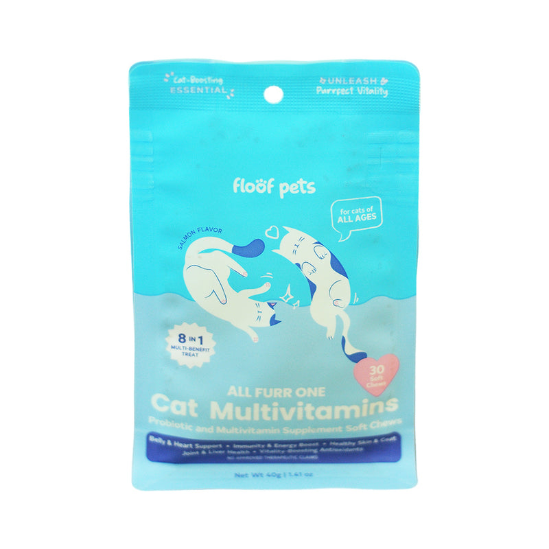 Floof Pets All Furr One Cat Multivitamins Soft Chews