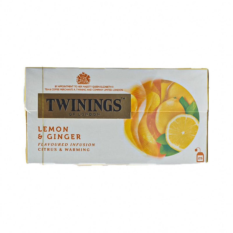 Twinings Infusion Tea Lemon and Ginger 1.5g x 25 Tea Bags