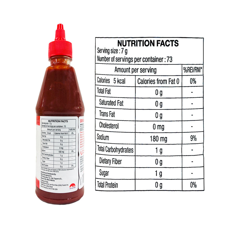Lee Kum Kee Sriracha Chili Sauce 510g
