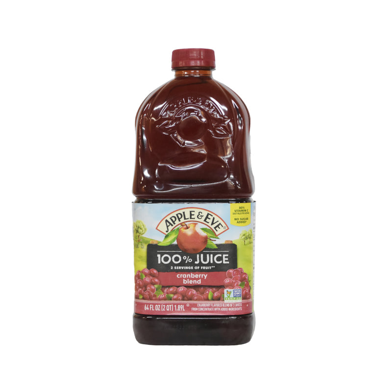 Apple And Eve 100% Juice Cranberry Blend 1.89L (64oz)