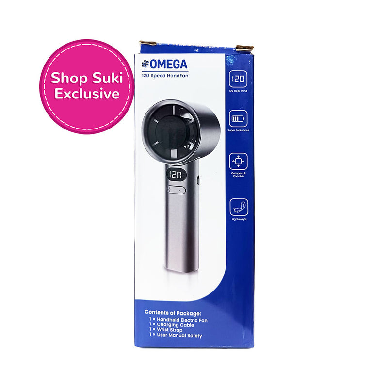 Omega 120 Speed Electric Hand Fan