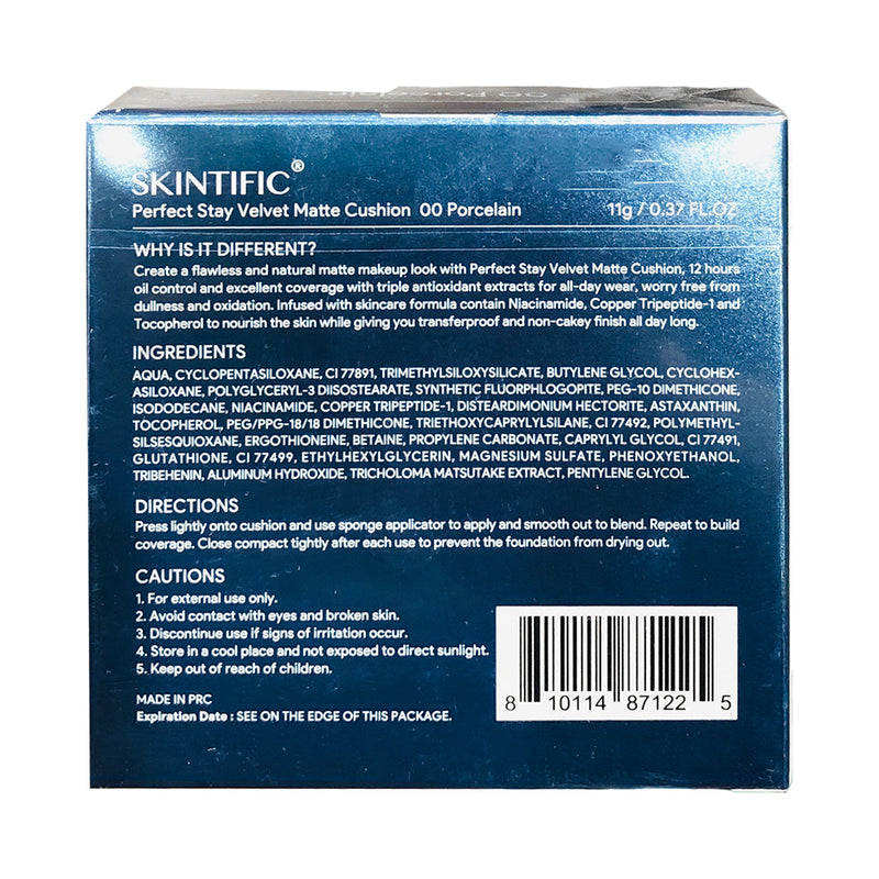 Skintific Perfect Stay Velvet Matte Cushion 11g