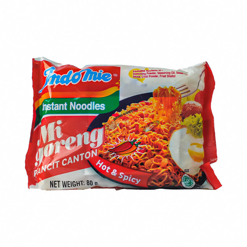 Indomie Mi Goreng Instant Noodles Pedas 80g