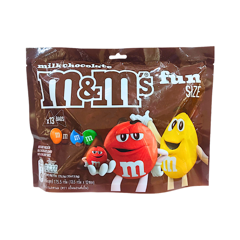 M&M's Milk Chocolate Fun Size 13.5g x 15's