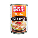 555 Tuna Flakes Hot And Spicy 155g