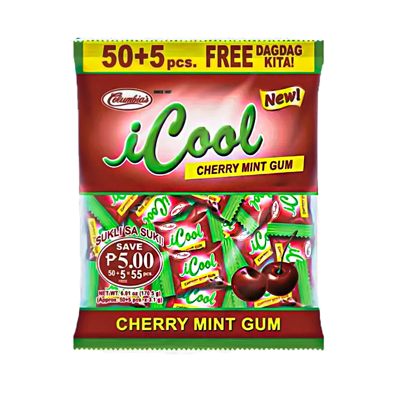 Columbia Icool Gum Cherry Mint 50's