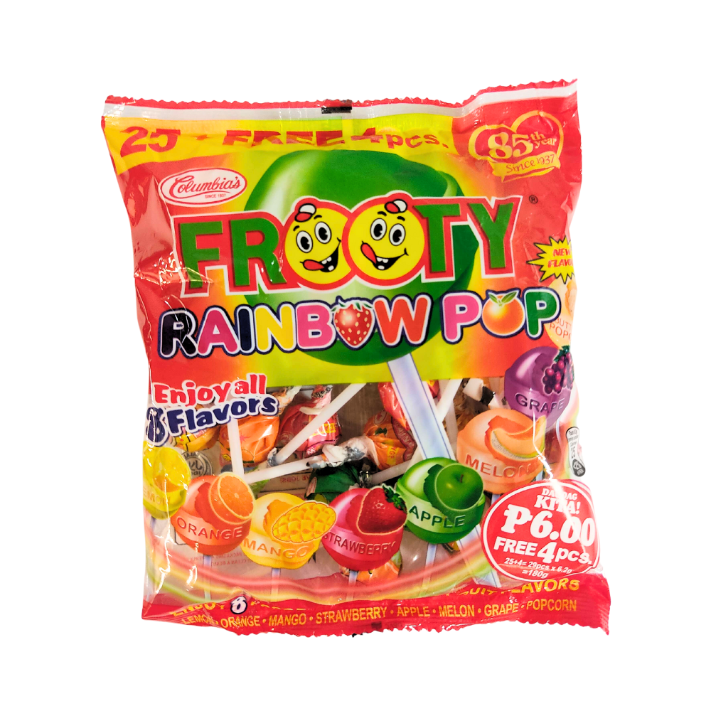 Frooty Raj Columbia Frooty Rainbow Pop 25's