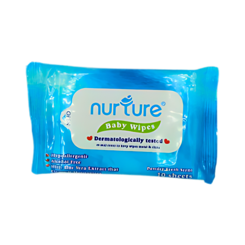 Nurture Baby Wipes 10's