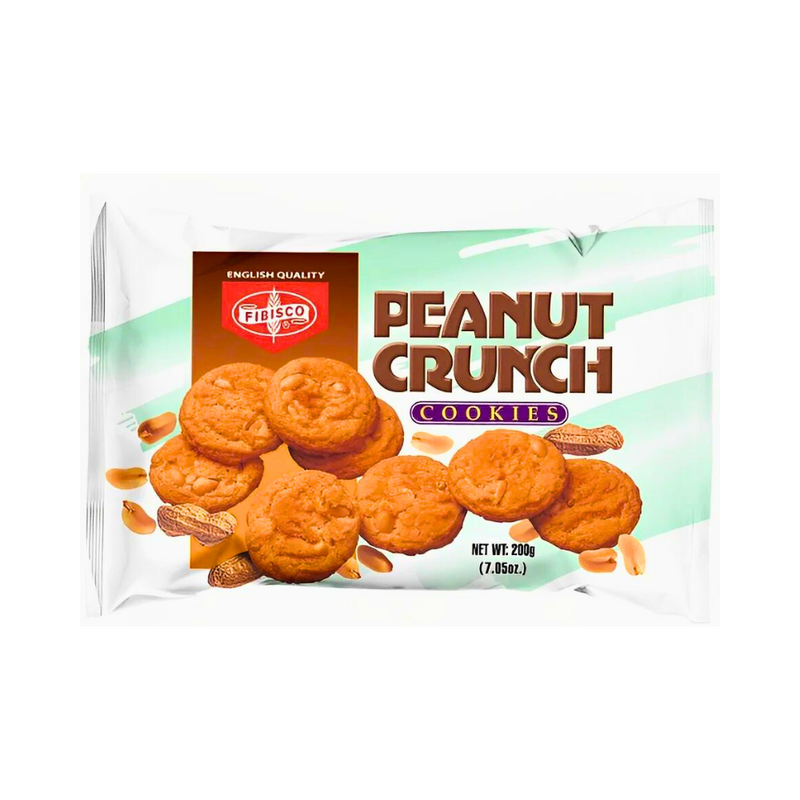 Fibisco Peanut Crunch Cookies 200g