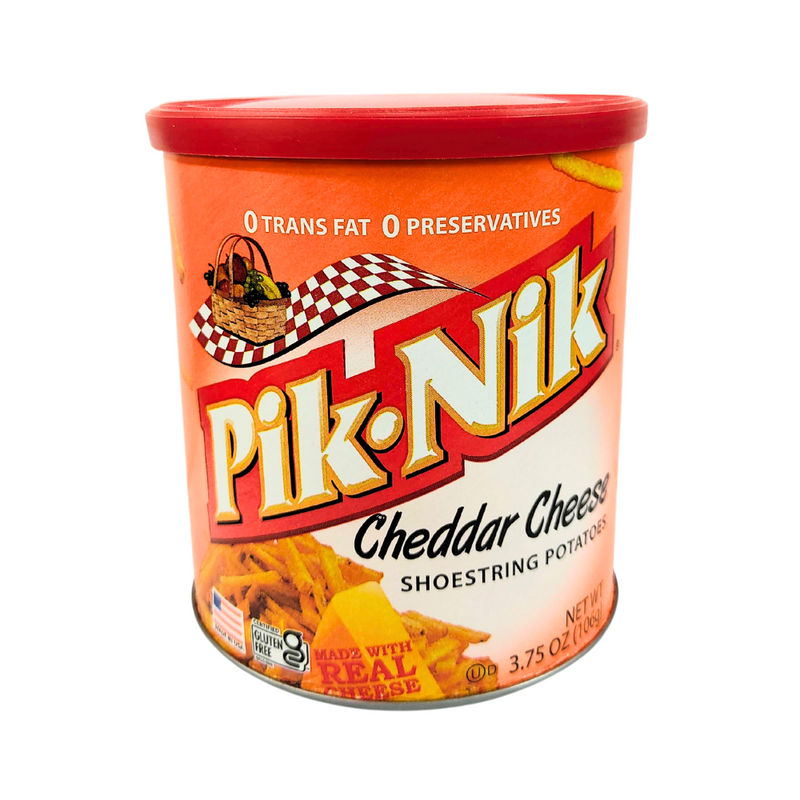 Pik-Nik Shoestring Potatoes Cheddar Cheese 3.75oz
