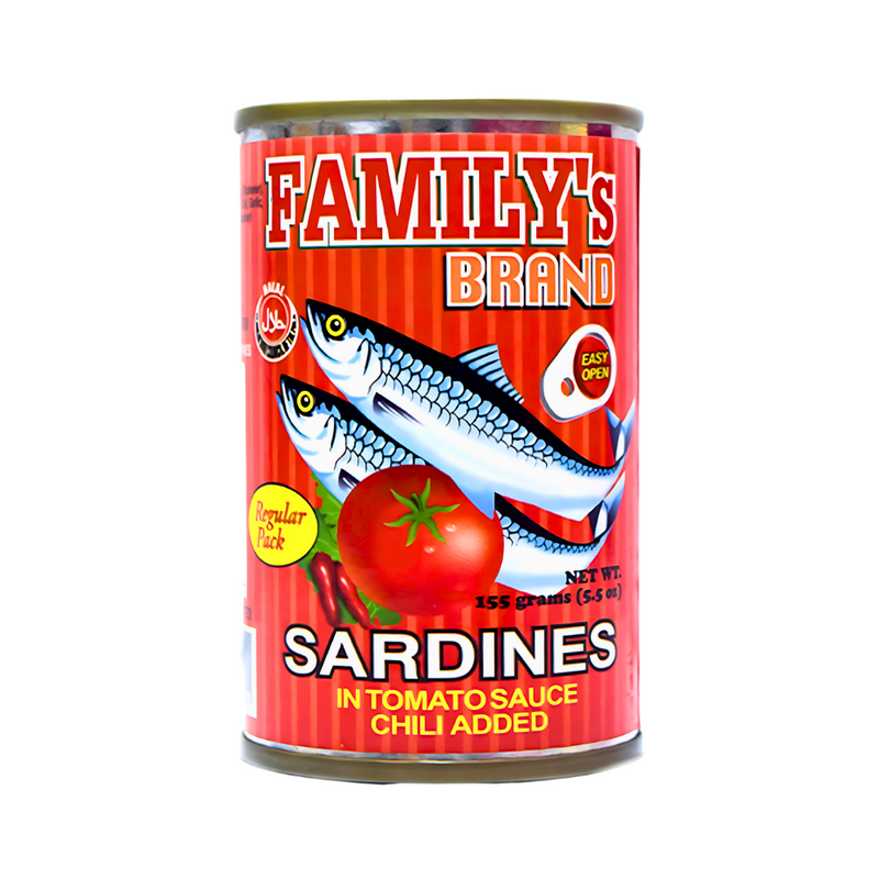 Family Sardines Tomato Sauce Red Chili EOC 155g