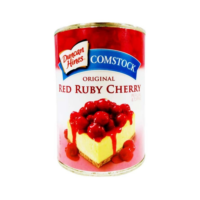 Duncan Hines Comstock Pie Filling And Topping Red Ruby Cherry 595g (21oz)