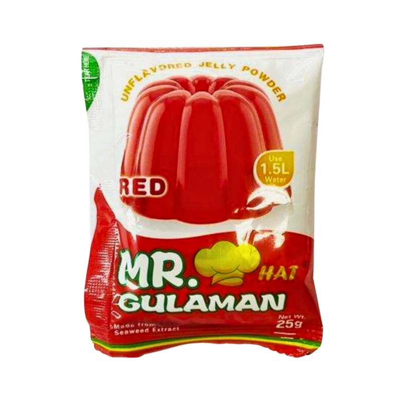 Mr. Hat Gulaman Jelly Powder Mix Red 25g