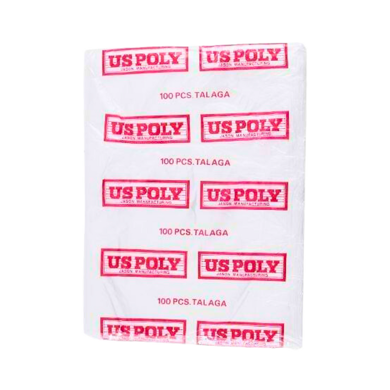 US Poly HD Plastic Cellophane 6 x 12 100's