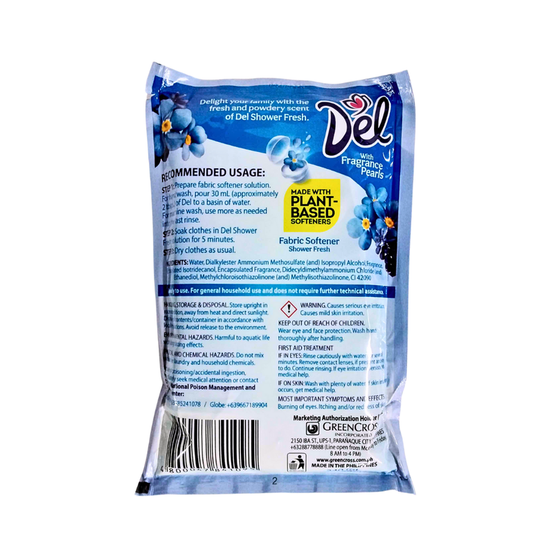 Del Fabric Softener Blue 240ml