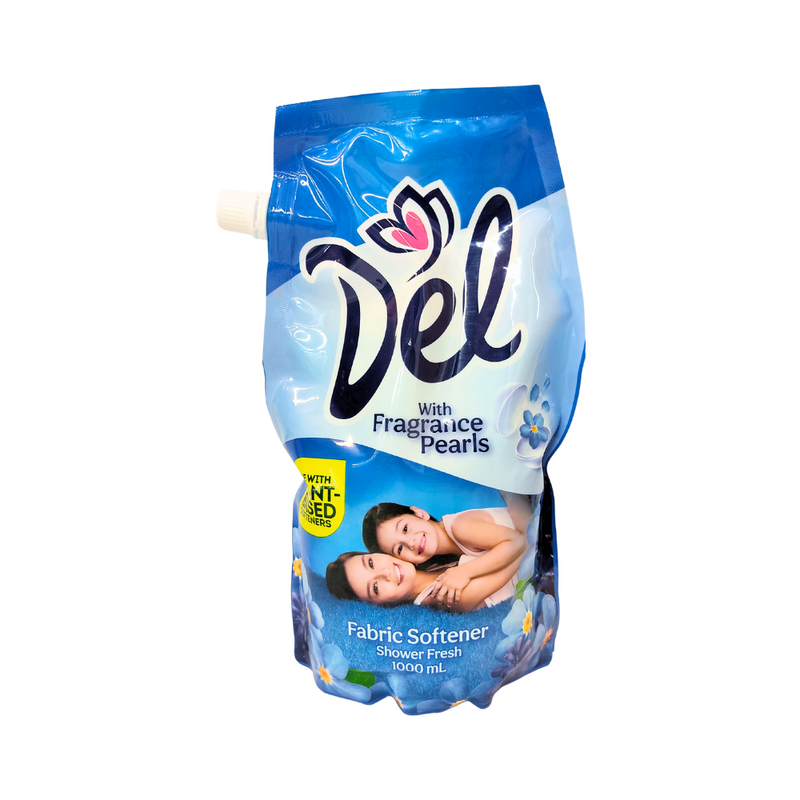 Del Fabric Softener Blue Shower Fresh SUP 1000ml