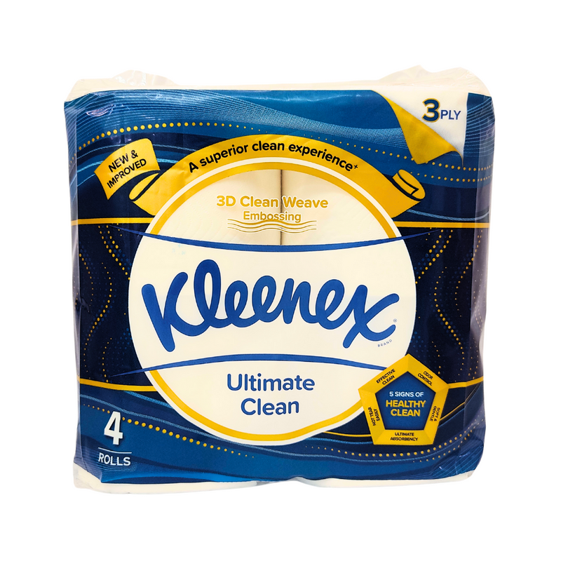 Kleenex Bathroom Tissue 3ply 4's