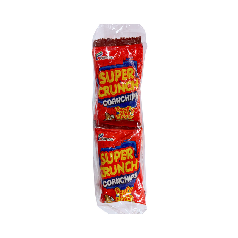 Super Crunch Corn Chips BBQ 7g x 12's