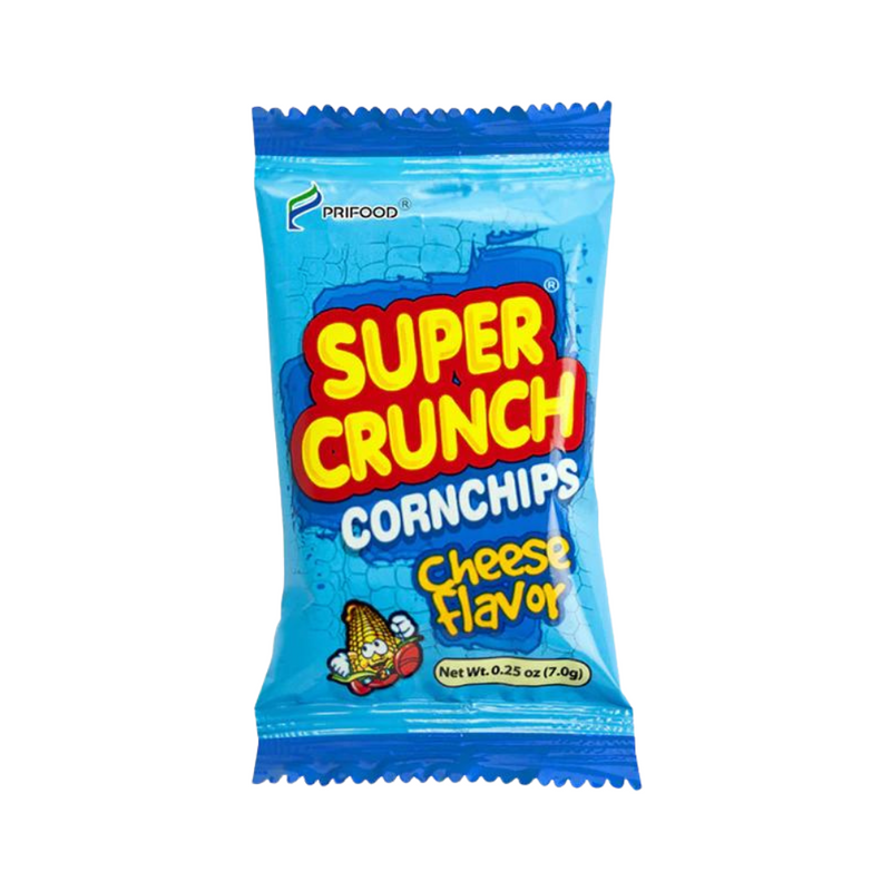 Super Crunch Corn Chips Super Cheese 7g x 12's