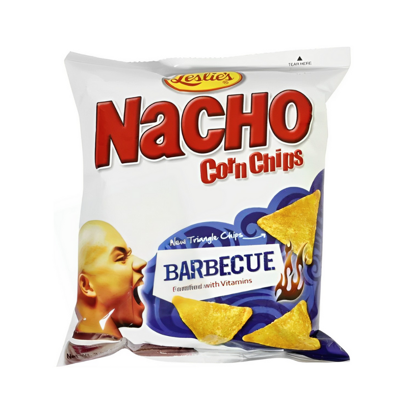 Leslie's Nacho Corn Chips Barbecue 100g