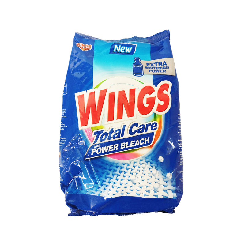 Wings Detergent Powder Total Care With Power Bleach 1.1kg