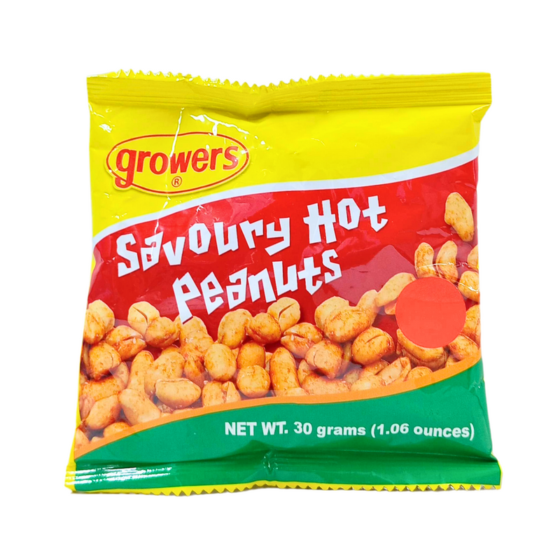 Growers Savoury Hot Peanuts 30g