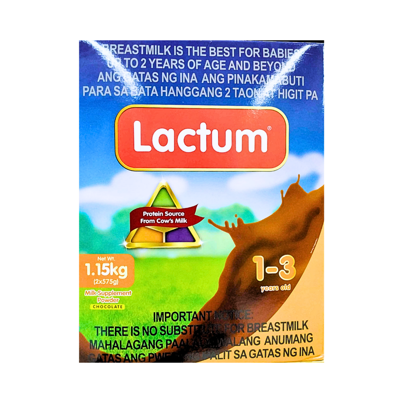 Lactum Milk Supplement 1-3yrs Old Chocolate 1.15kg