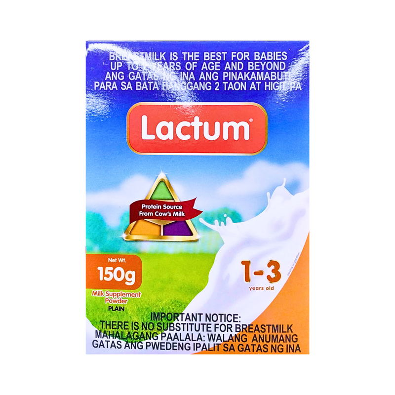 Lactum Milk Supplement 1-3yrs Old Plain 150g