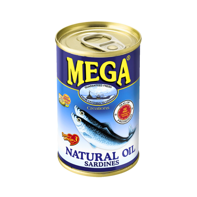 Mega Sardines Creations Natural Oil EOC 155g