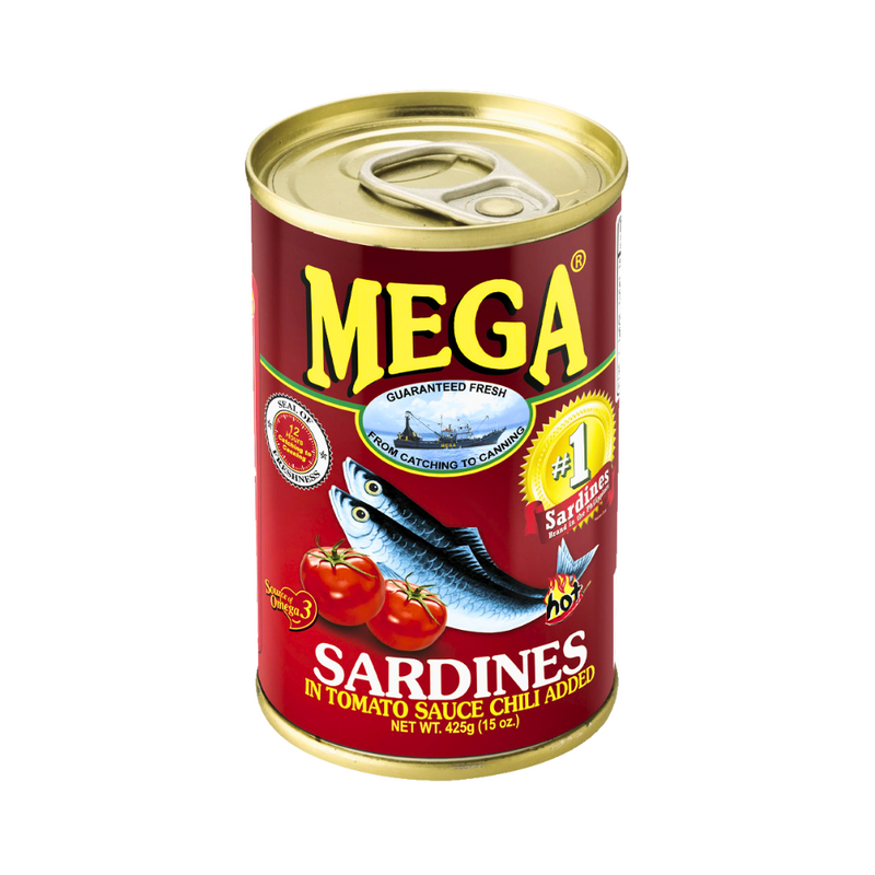Mega Sardines Tomato Sauce With Chili 425g