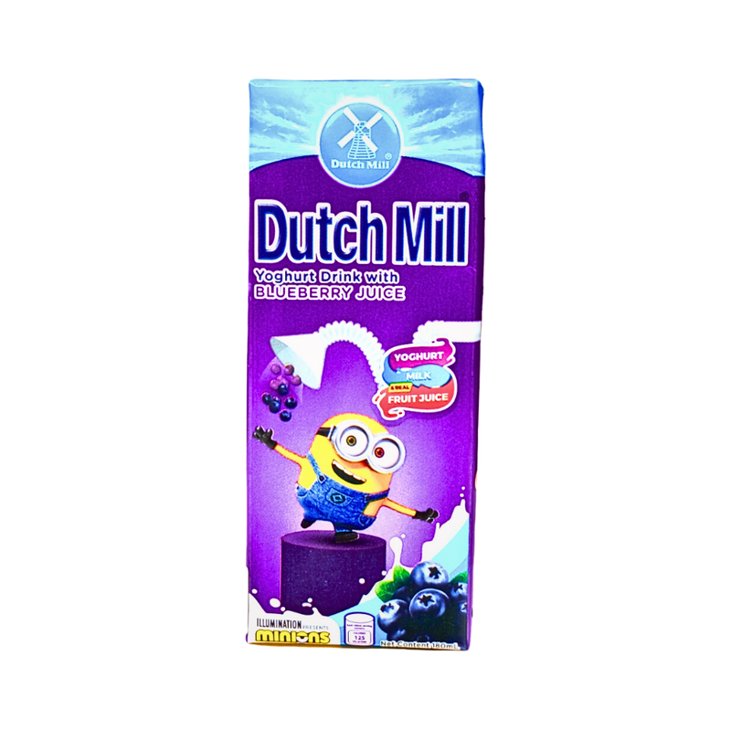 Dutch Mill UHT Yoghurt Drink Blueberry 180ml